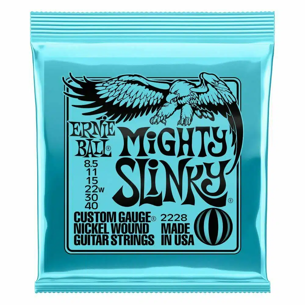 Electric Guitar Strings Ernie Ball 8.5 40 2228 Freya Guitars